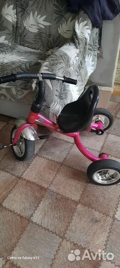 Детский велосипед с ручкой бу