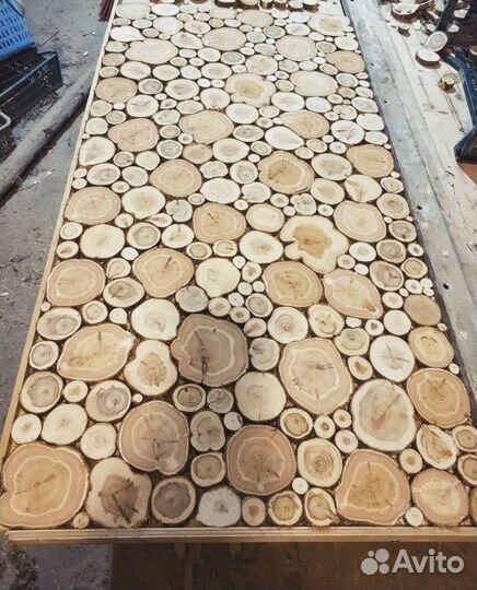 Панно из можжевельника для бани