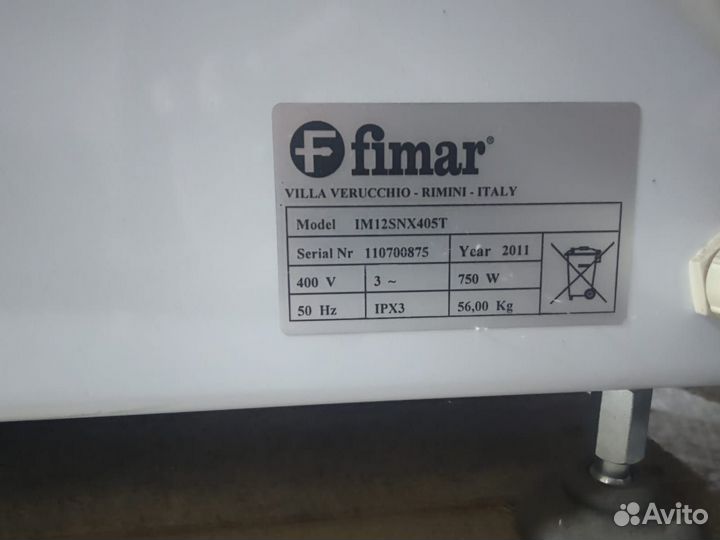 Тестомес Fimar модель im12snx450t