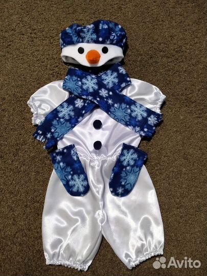 Новогодний костюм Снеговик. новый