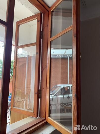 Деревянные окна и двери б/у