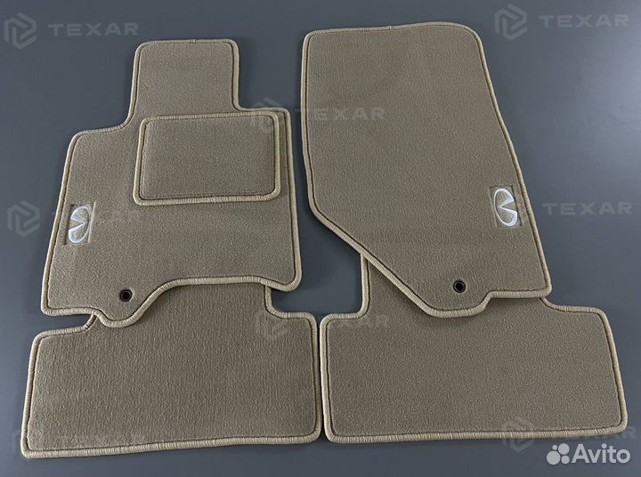 Коврики на Infiniti QX50 велюровые