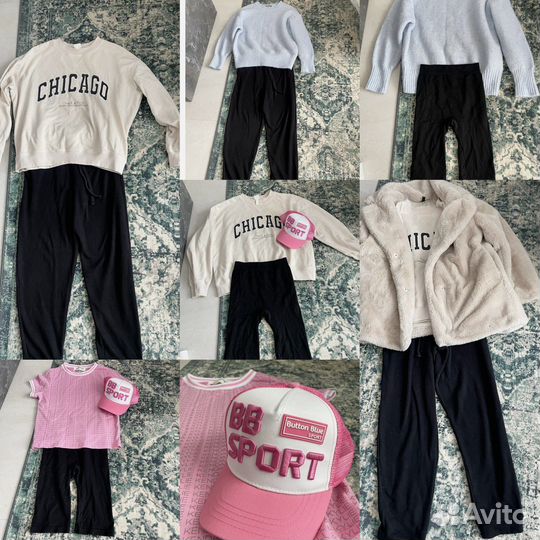 Пакет вещей zara, hm, lime