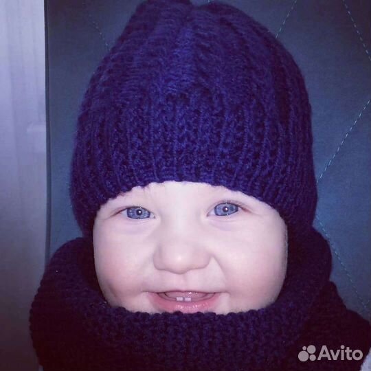 Шапка и снуд для мальчиков