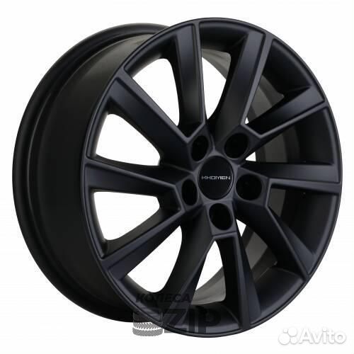 Khomen KNW 1507 6x15 5*100 ET38 DIA57.1 Black Mat