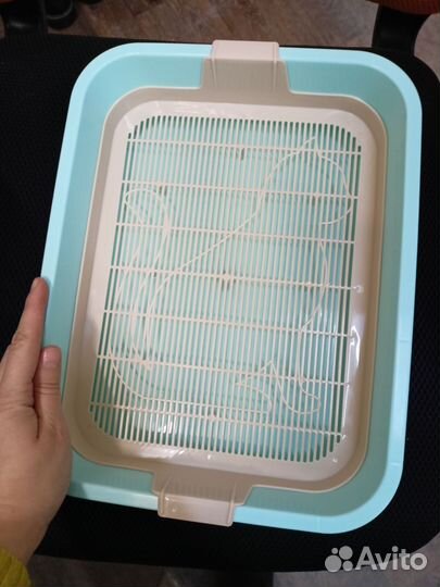 Лоток с сеткой для кошек котят новый