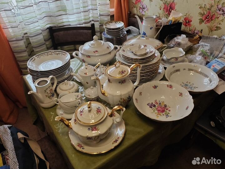 Набор столовой посуды фарфор