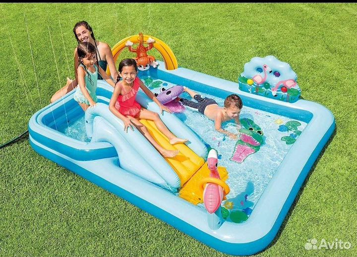Детский бассейн надувной intex 244*198*71см