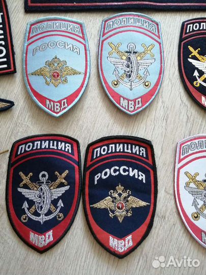 Шевроны погоны полиция