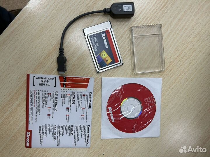 Сетевая карта pcmcia Xircom ethernrt 10/100