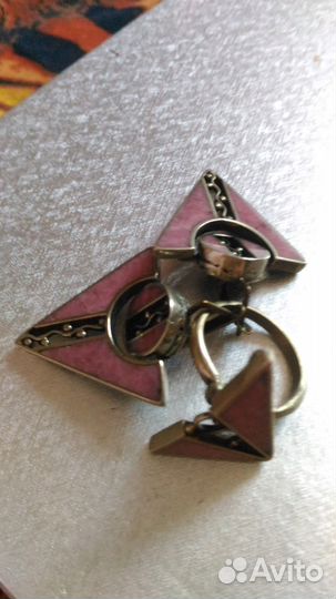 Комплект (серьги+кольцо 17,5 р.)