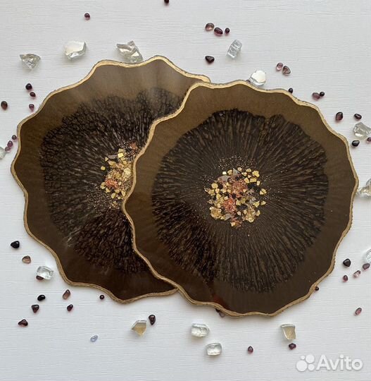 Подставки из эпоксидной смолы