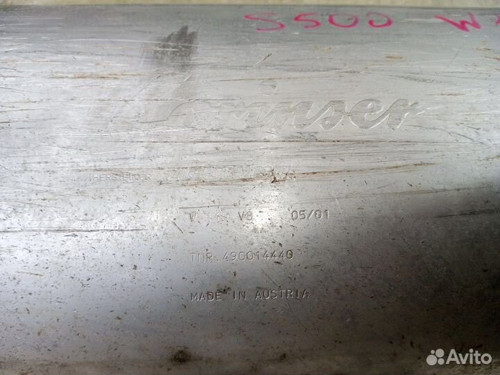 Глушитель Lorinser Mercedes Benz S500 W140