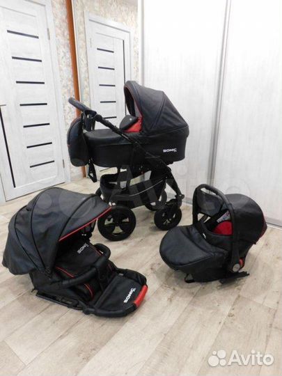 Коляска 3в1 Verdi Sonik plus Эко кожа