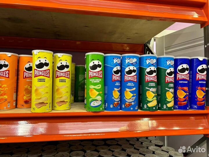 Оригинальные чипсы pringles