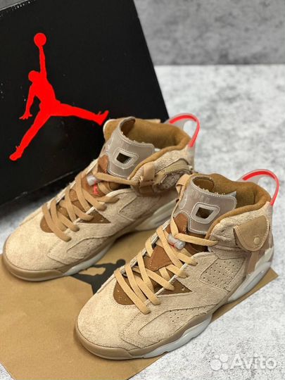 Кроссовки Nike Air Jordan 6 Low travis Scott (42)