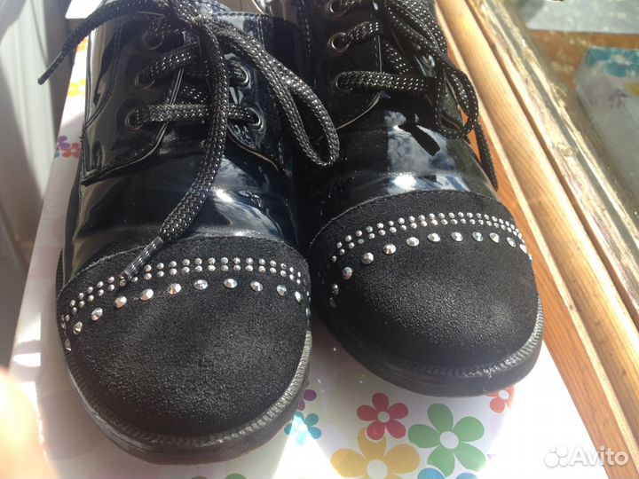 Полуботинки (туфли) для девочки, р-р 35