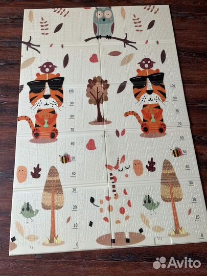 Складной детский коврик для ползания