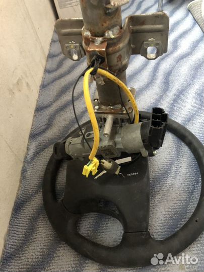 Рулевая колонка с рулем Шевроле Ланос