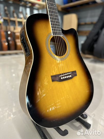 Электроакустическая гитара Fabio FAW-701VS CEQ