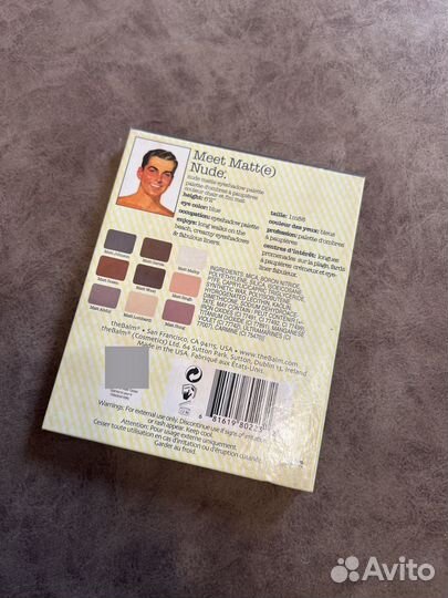 Палетка теней theBalm meet matt(e) nude