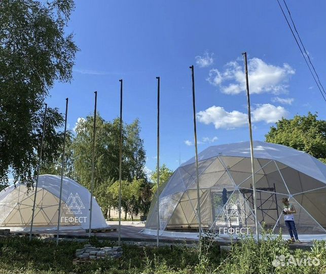 Геокупол, шатер для глэмпинга