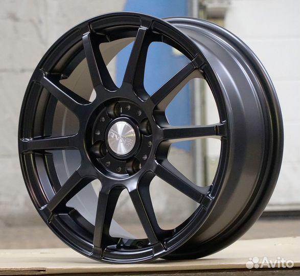 R15 4x100 6J ET50 D60,1 Скад Акита Черный бархат