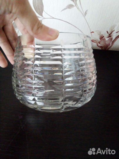 Ваза хрустальная СССР винтаж