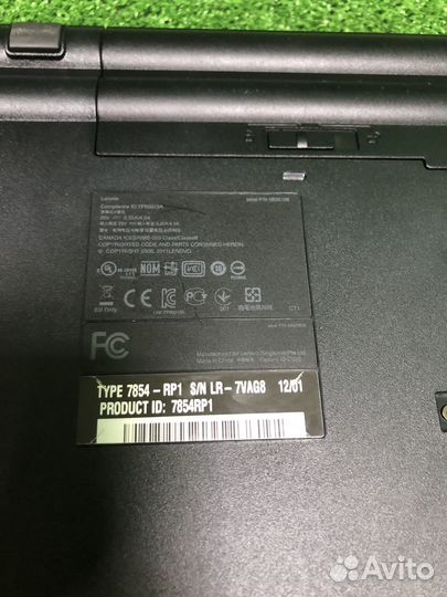 Ноутбук lenovo thinkpad