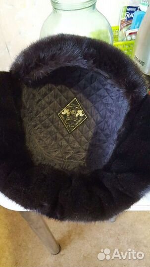 Норковая шапка мужская ушанка