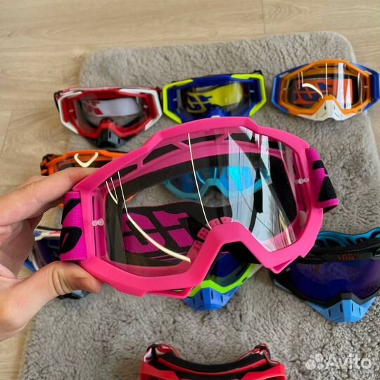 Очки для мотокросс эндуро 100 + линза