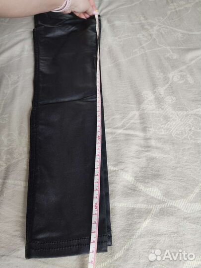 Новые брюки из экокожи на девочку и мальчика 134р