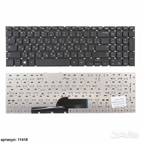 Клавиатура для ноутбука Samsung NP300E5V, NP350V5C