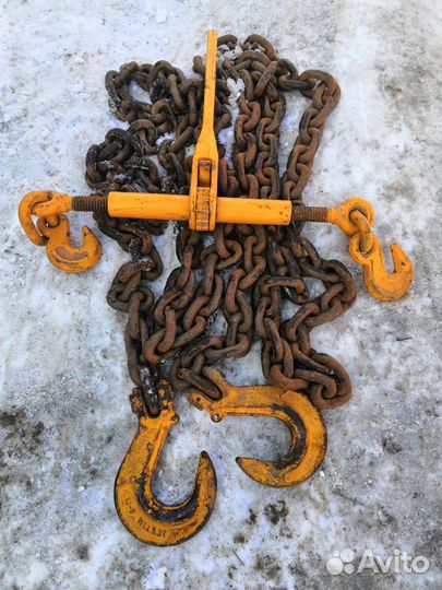 Цепные стяжки с евроталпером, цепь 8мм, длина 6 м