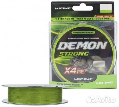 Плетеный шнур 0.16мм 145м Demon strong X4 Mifine