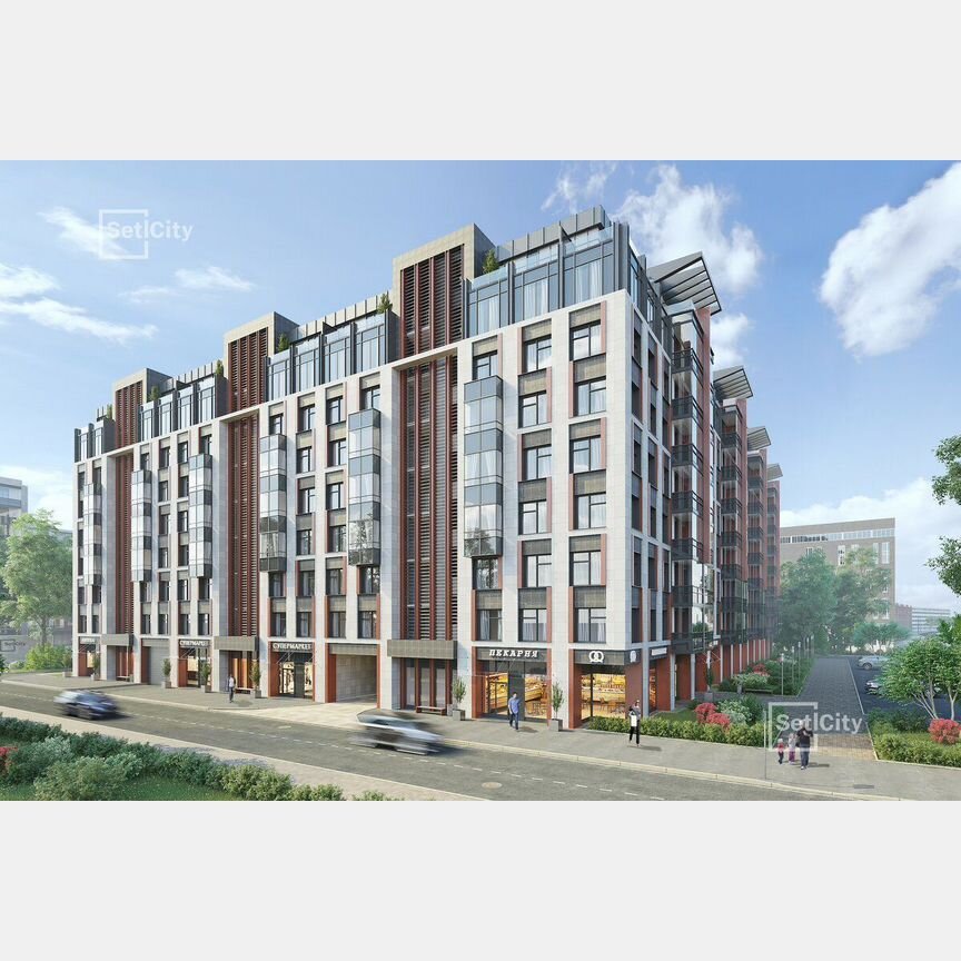 3-к. квартира, 114,9 м², 2/9 эт.