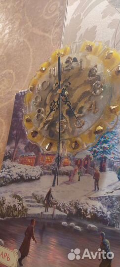 Часы хэнд мэйд настенные