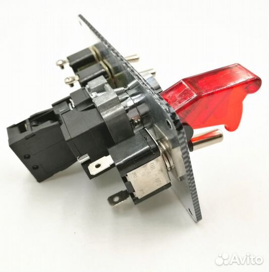 Панель с кнопками start-stop racing