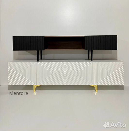 Тумба тв Bravo с фрезеровкой