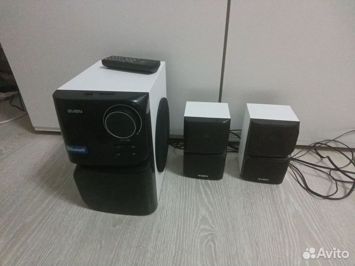 Колонки + сабвуфер sven MS-305 в белой пленке