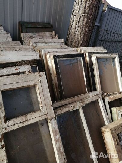 Деревянные оконные рамы бу