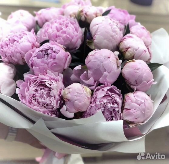 Пионы цветы букеты
