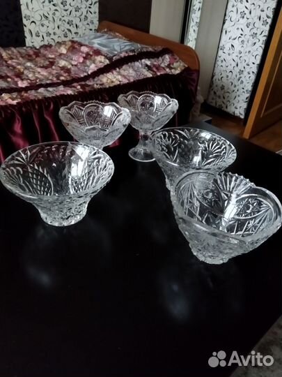 Блюдо хрустальное СССР