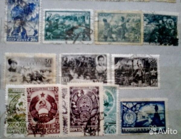 Марки военных годов.1941-45г