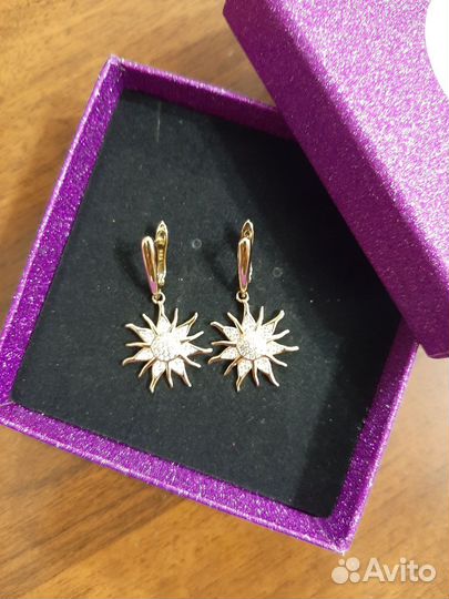 Серьги солнце