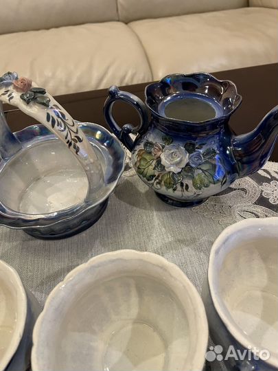 Чайный сервиз с чашками для кофе