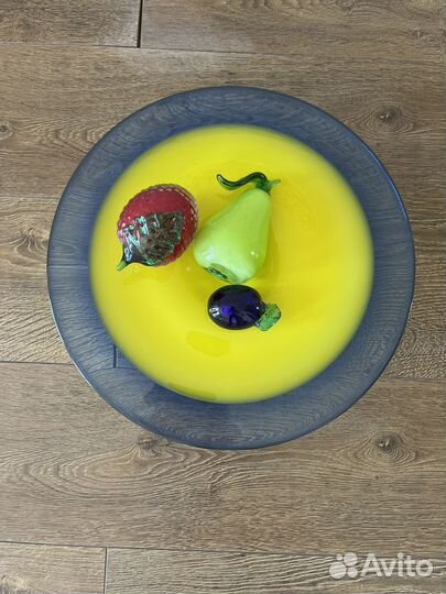 Фрукты из Багемское стекла