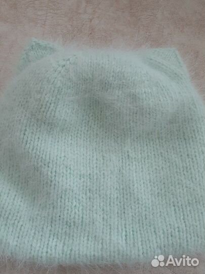 Шапка из пуха норки бини