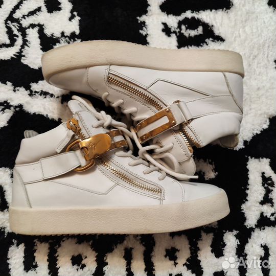 Кеды giuseppe zanotti белые