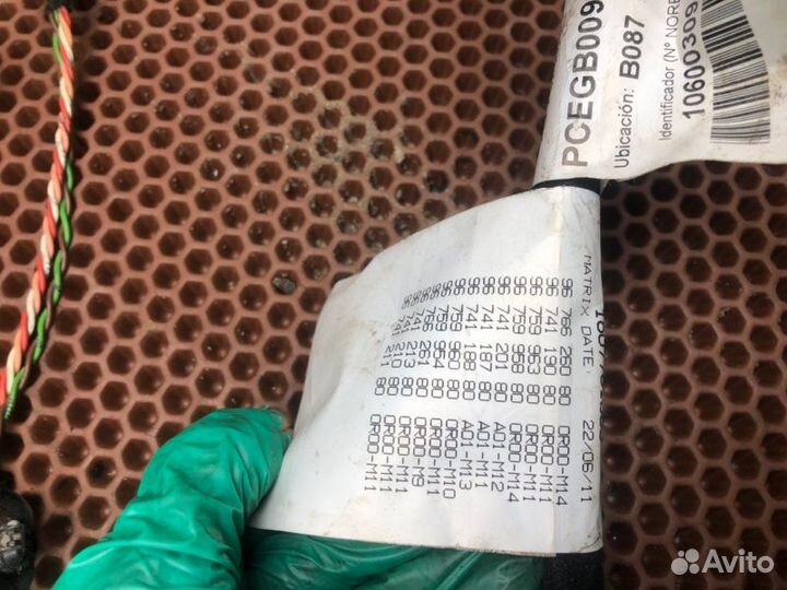 Жгут проводов салона Peugeot Partner легковой